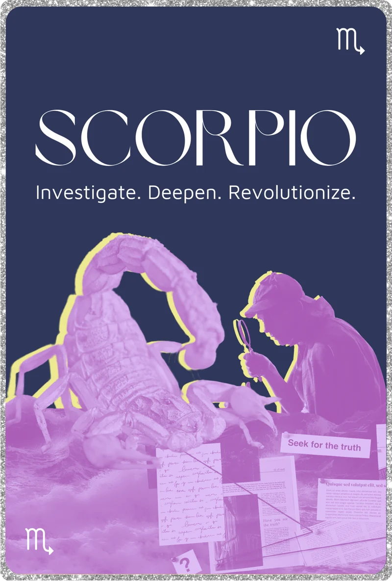 Scorpio oracle card